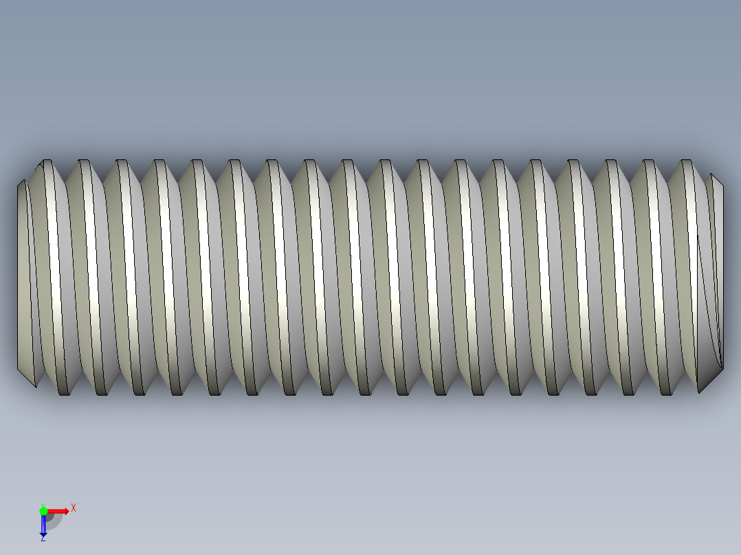 DIN 913-ISO 4026 固定螺钉-M5 L=15.STEP俯视图