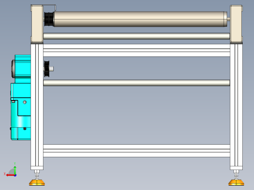 LE-同步带滚筒输送线后视缩略图