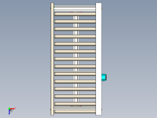 LE-同步带滚筒输送线俯视缩略图