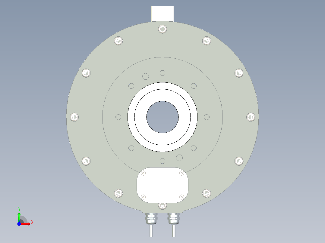 240-600直驱电机前视图