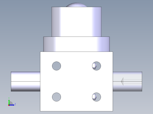 德克斯TUNKERS气缸数模T6_22_Schubstangenspanner_TUENKERS左视缩略图