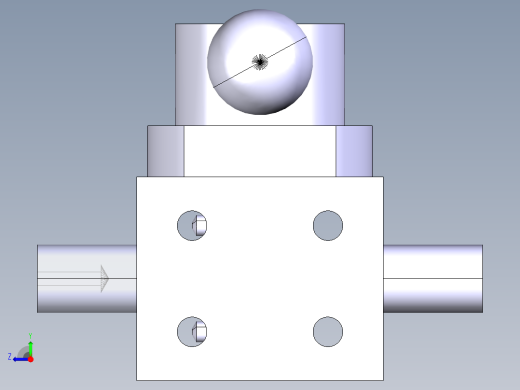 德克斯TUNKERS气缸数模T6_22_Schubstangenspanner_TUENKERS右视缩略图