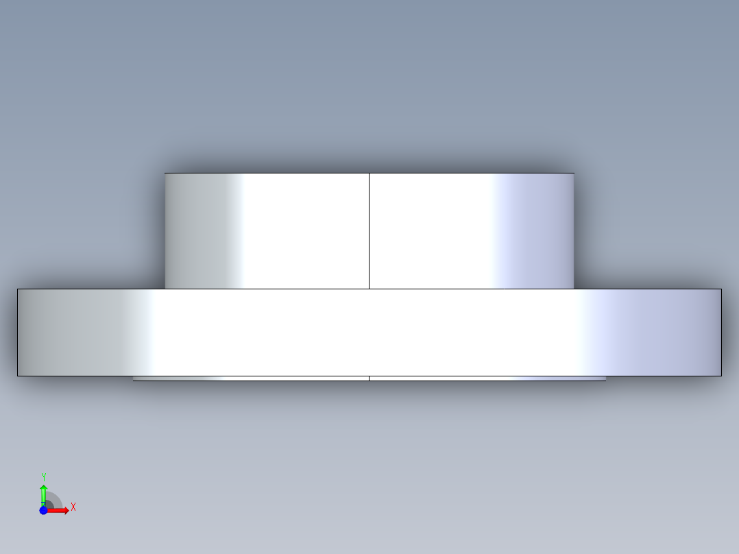 CPVC管件26-Sch80_Flange Vanstone_SOC_9854-040_4in前视图