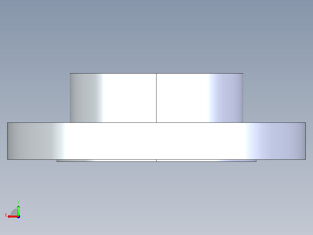 CPVC管件26-Sch80_Flange Vanstone_SOC_9854-040_4in后视图