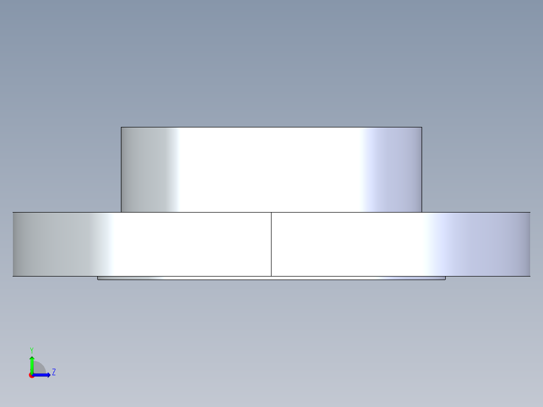 CPVC管件26-Sch80_Flange Vanstone_SOC_9854-040_4in左视图