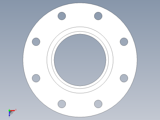 CPVC管件26-Sch80_Flange Vanstone_SOC_9854-040_4in俯视缩略图