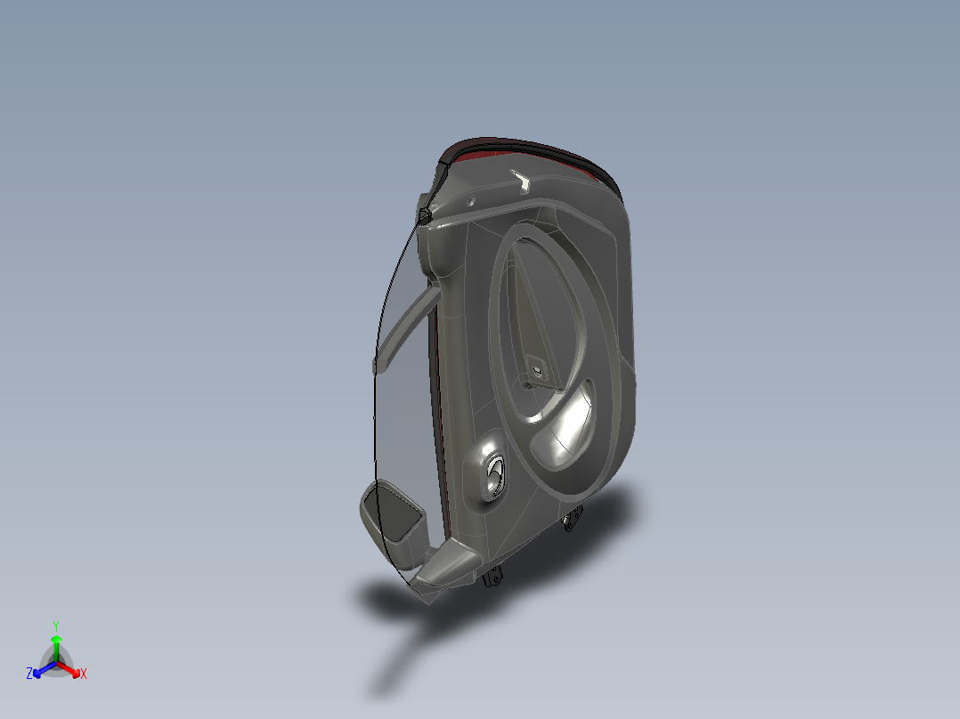 车门(17)正等轴测图