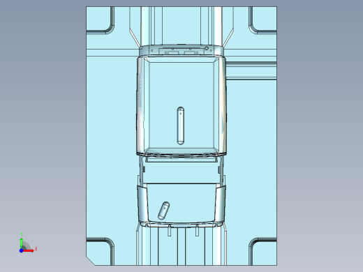 区域铣削式固定轴轮廓铣UG程序编程刀路-前视缩略图