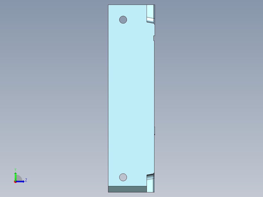 区域铣削式固定轴轮廓铣UG程序编程刀路-左视图