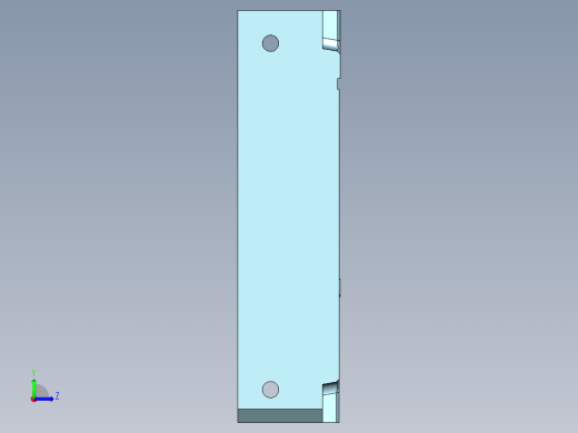 区域铣削式固定轴轮廓铣UG程序编程刀路-左视缩略图