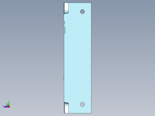 区域铣削式固定轴轮廓铣UG程序编程刀路-右视缩略图