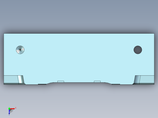 区域铣削式固定轴轮廓铣UG程序编程刀路-俯视缩略图