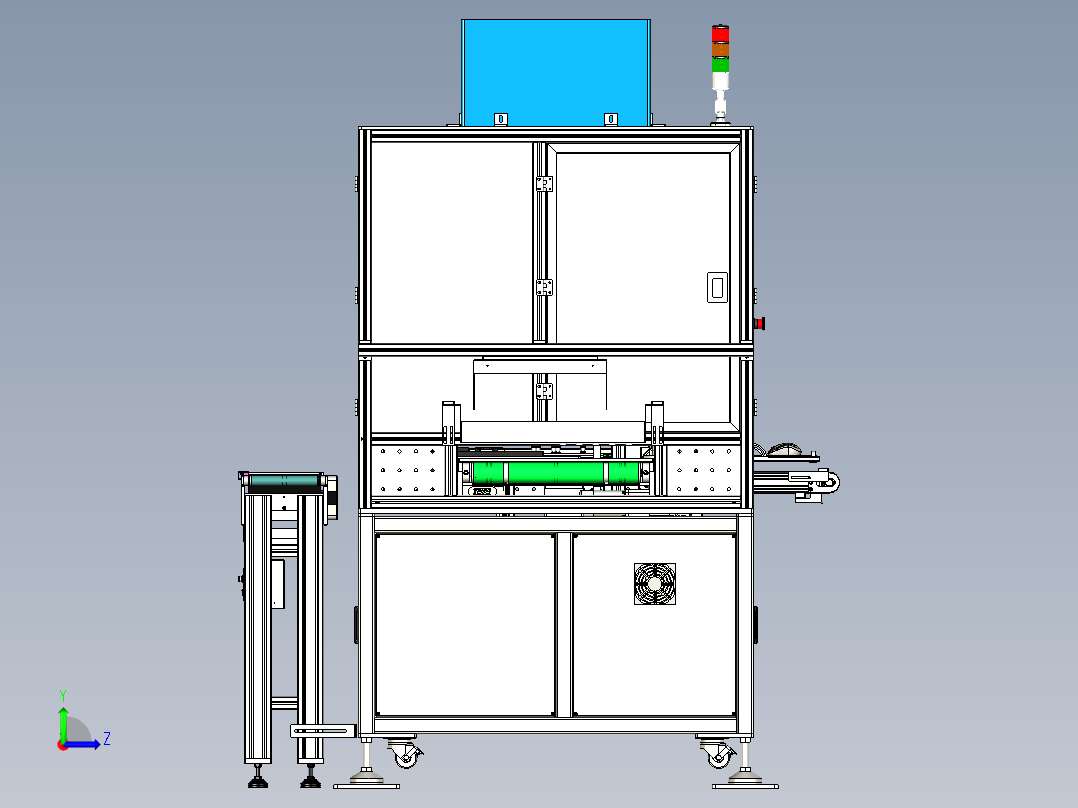 主板，面板CCD视觉检测xt左视图
