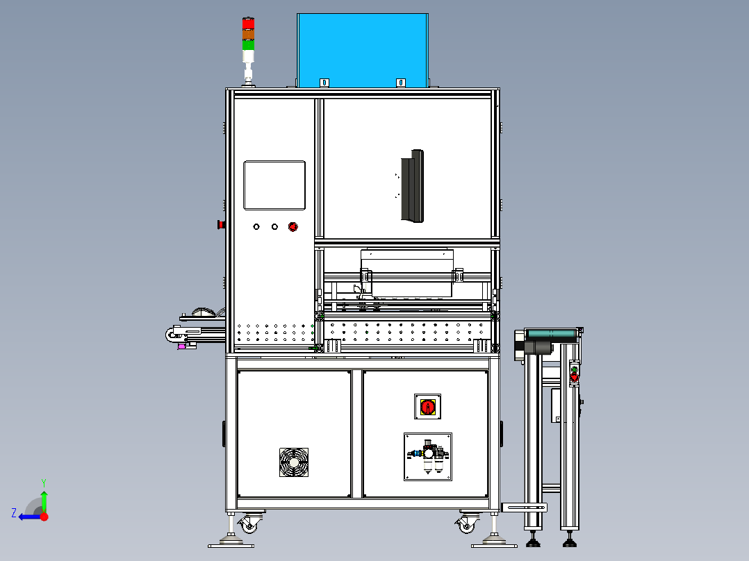 主板，面板CCD视觉检测xt右视图