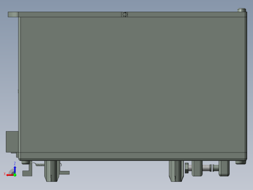 观赏鱼自动投食器装配图三维+装配图