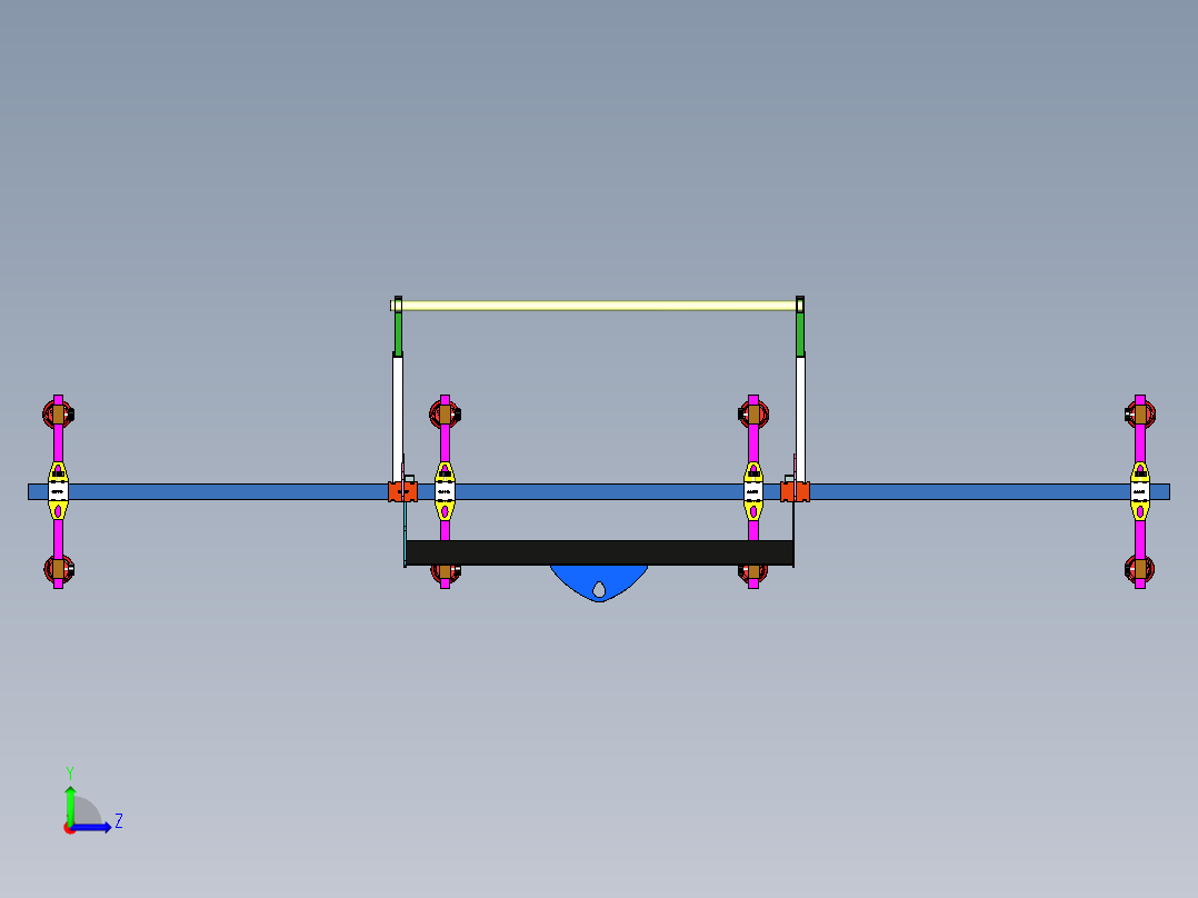 A3003538-真空板起升机吸盘左视图