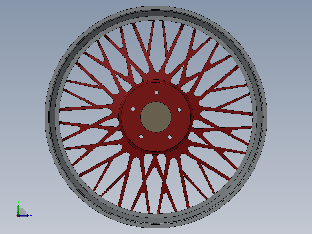 轮毂、轮胎(7)左视图