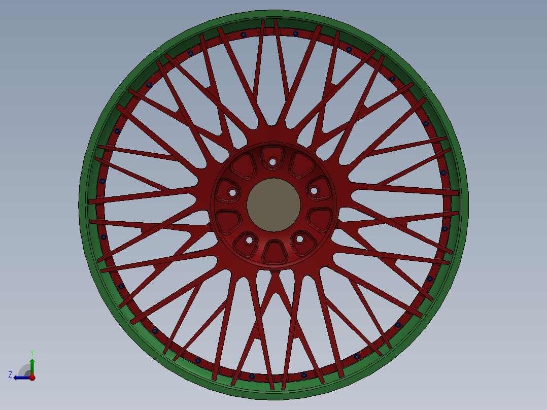 轮毂、轮胎(7)右视图