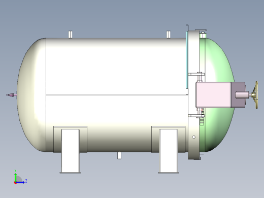 BS-550 烘焙馅料真空熬煮罐左视缩略图
