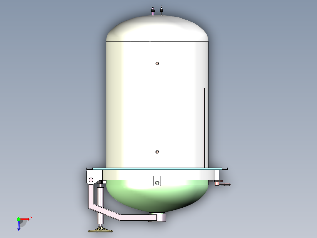 BS-550 烘焙馅料真空熬煮罐俯视图