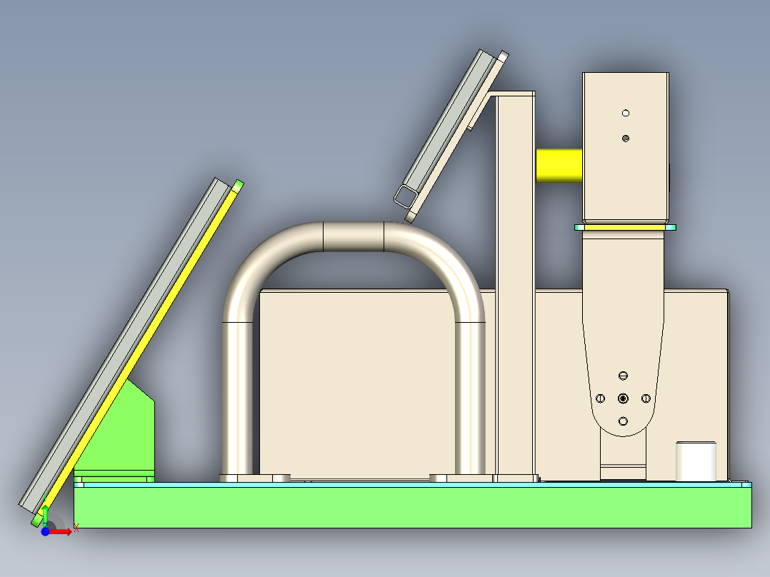 精度起倒靶改进前视图