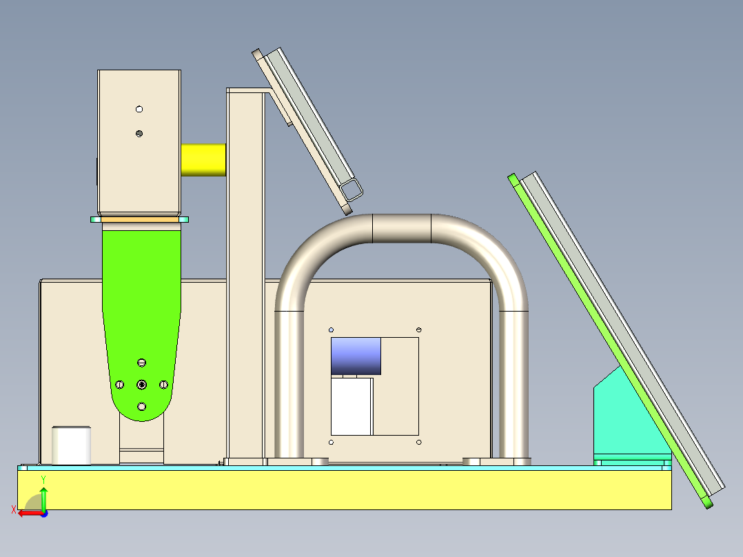 精度起倒靶改进后视图