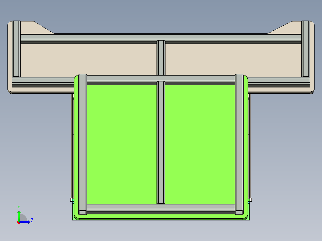 精度起倒靶改进左视图