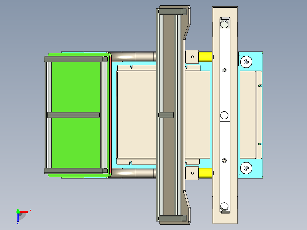 精度起倒靶改进俯视图