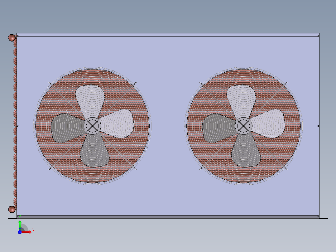 冷凝机组前视图
