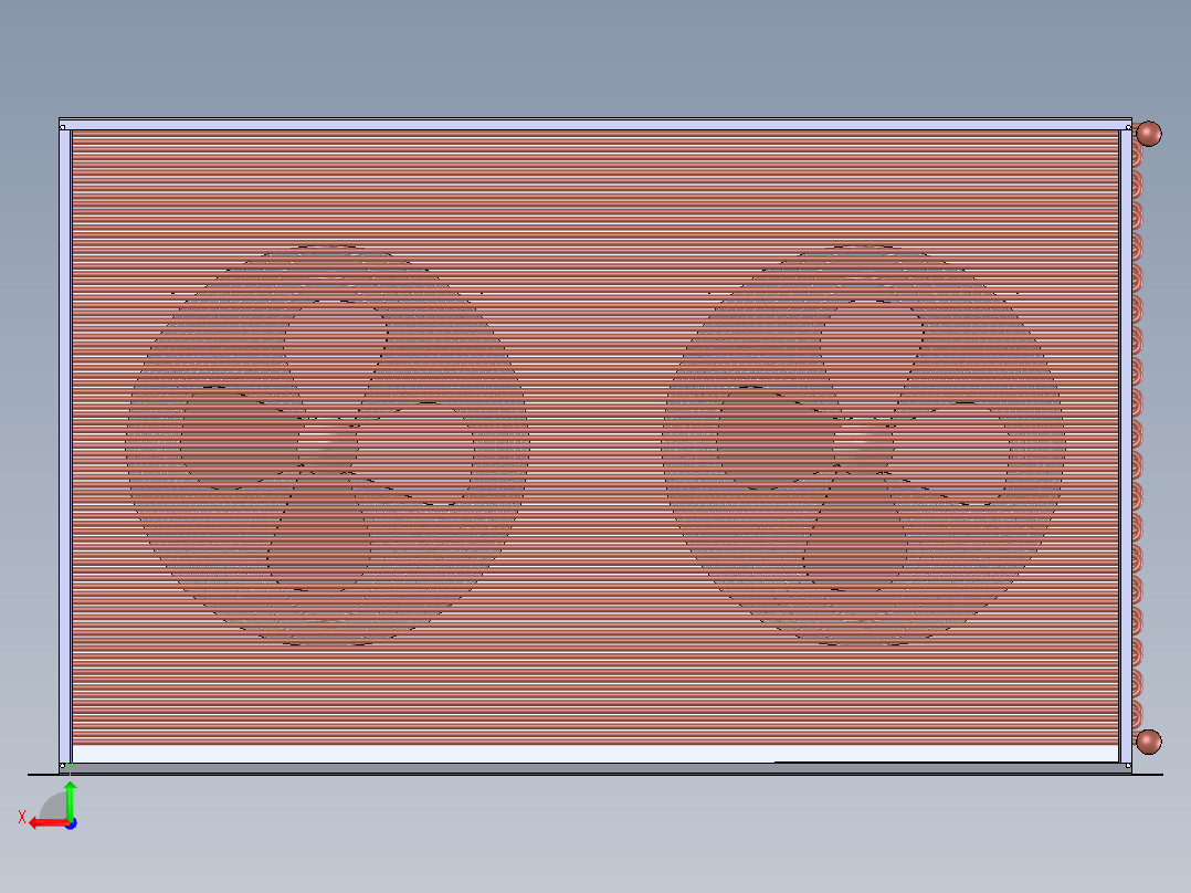 冷凝机组后视图