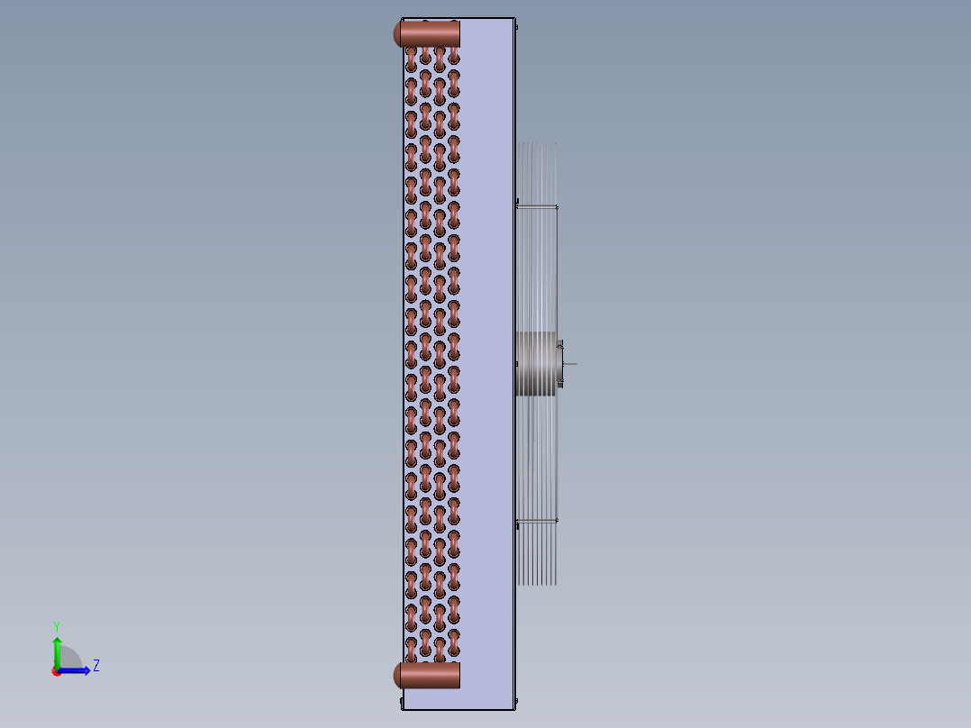 冷凝机组左视图