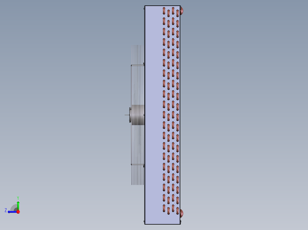 冷凝机组右视图