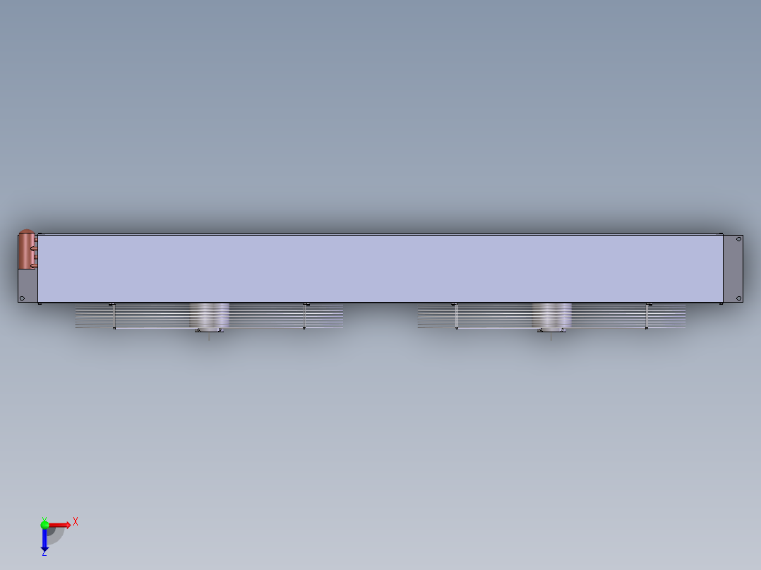 冷凝机组俯视图