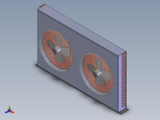 冷凝机组正等轴测缩略图