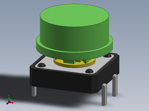 触觉按钮b3f 405 12x12x7 3mm带盖11
