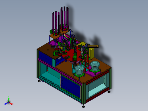 圆盘式晶体锁散热片组装机（螺母锁螺丝组装设备）
