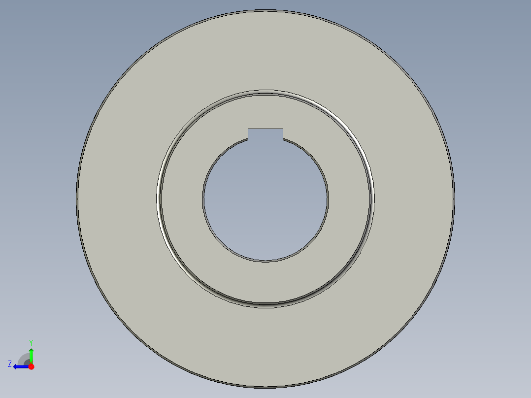 M210-117钢丝绳滑轮右视图