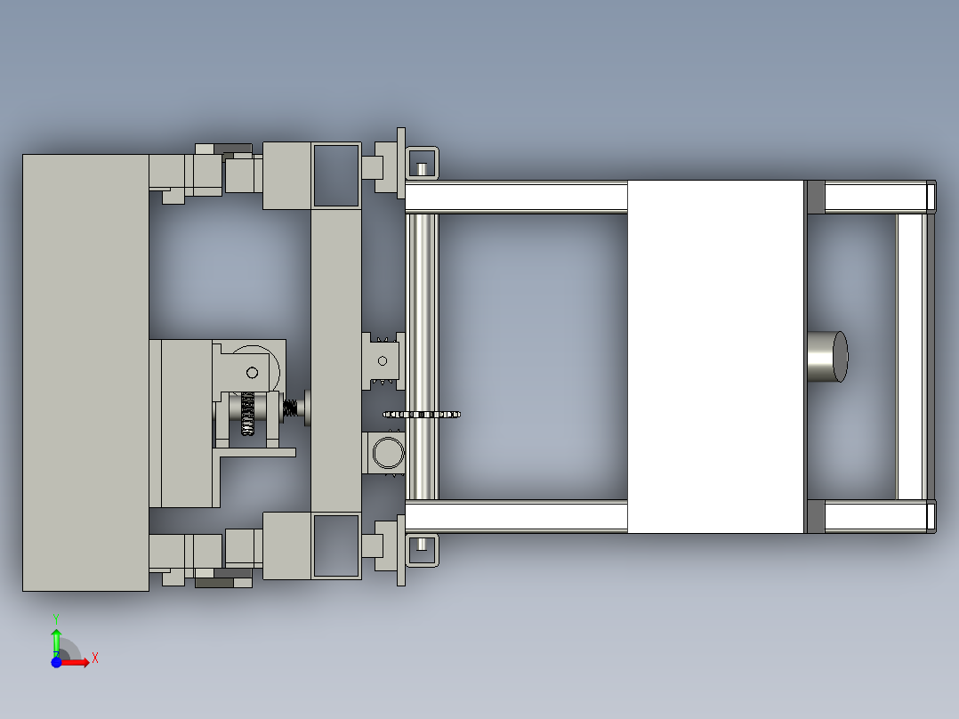 高舒适性可调节座椅前视图