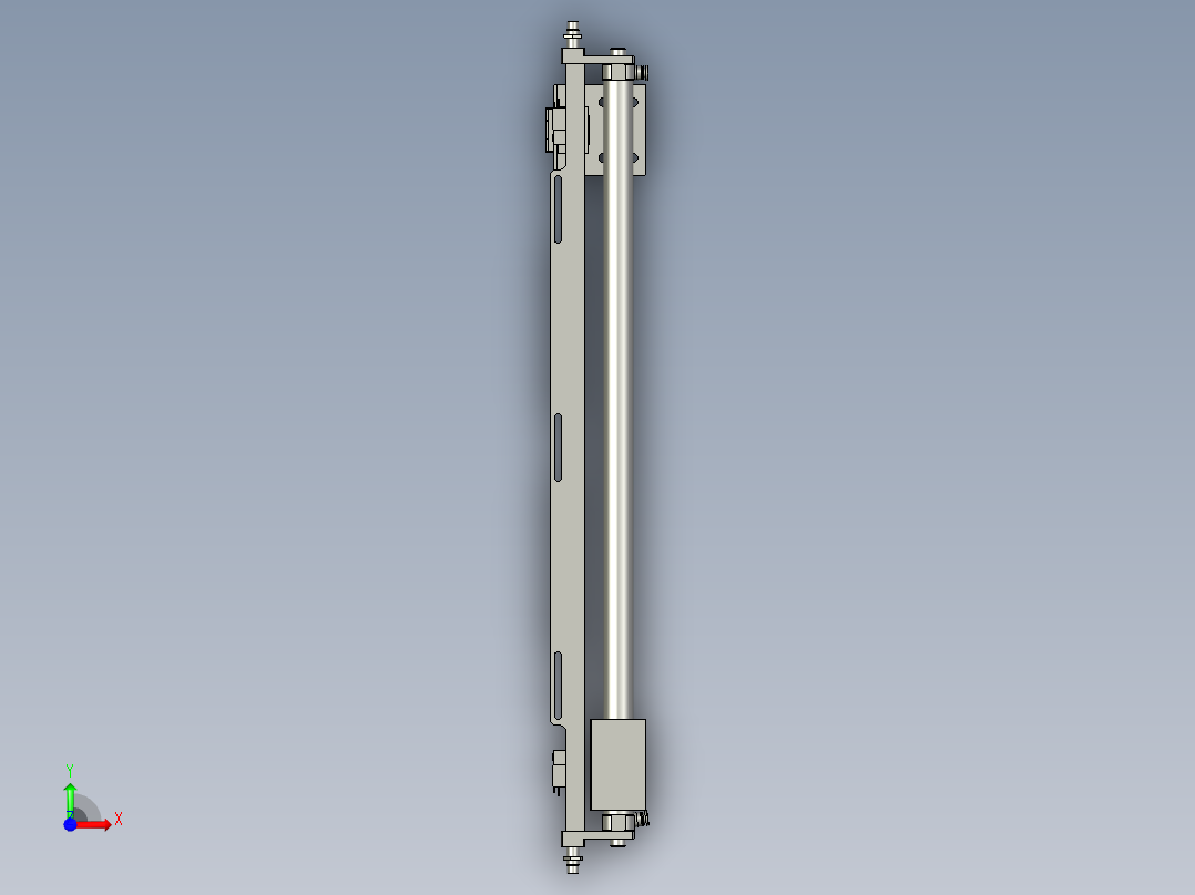 F01AE00021-D40800左右撕膜移栽气缸前视图