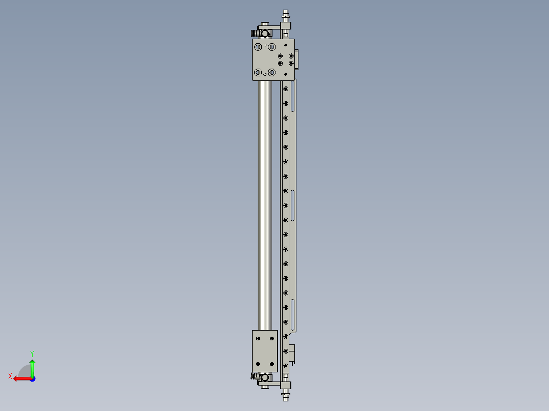 F01AE00021-D40800左右撕膜移栽气缸后视图