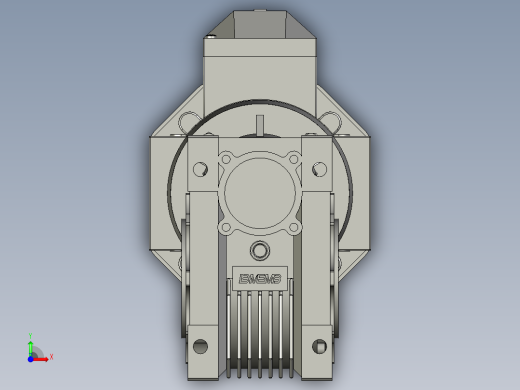 蜗轮蜗杆减速机NMRV0501571B14B3YVF2-037-4P0107前视缩略图