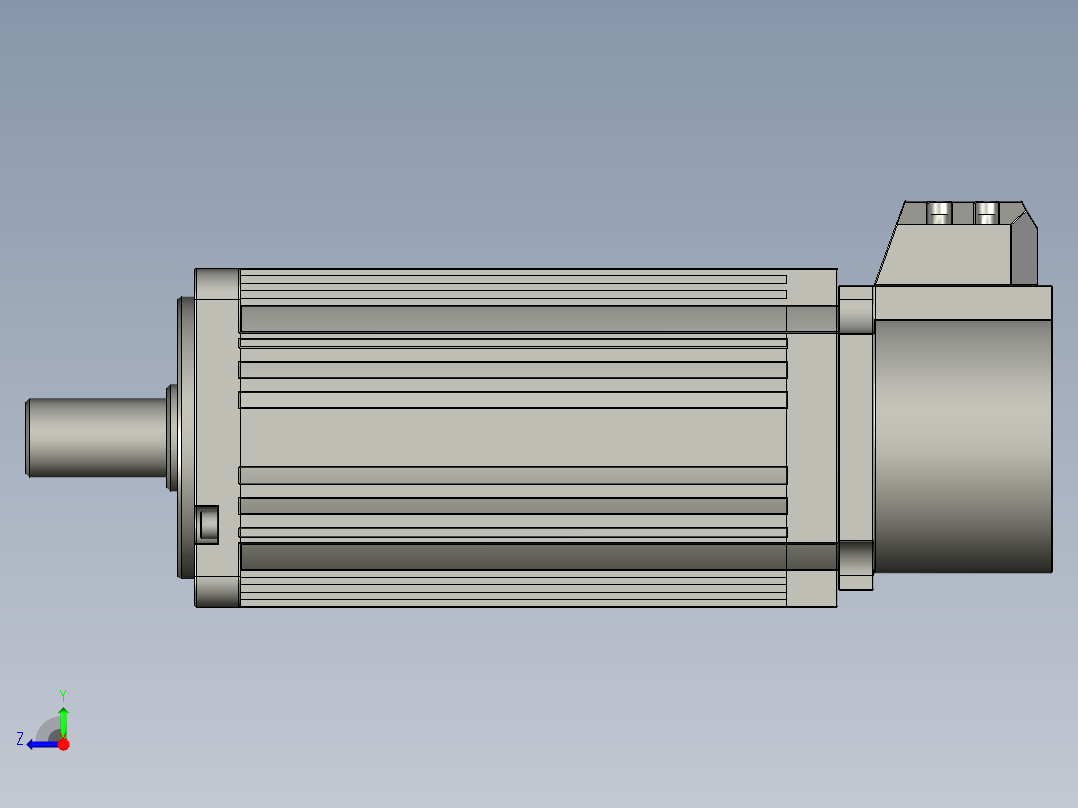 60-90系列伺服电机60ST-M01330右视图