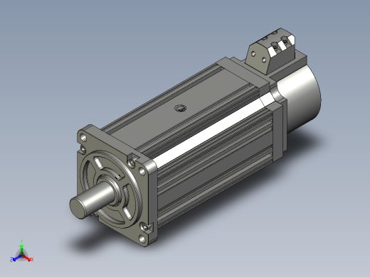 60-90系列伺服电机60ST-M01330正等轴测缩略图