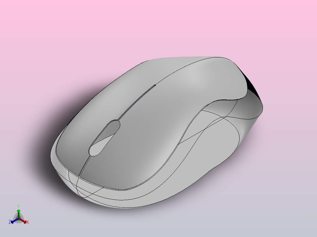 鼠标-3561正等轴测图