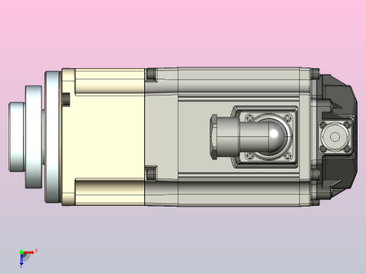 MHF标准法兰伺服减速电机100mhf1俯视缩略图