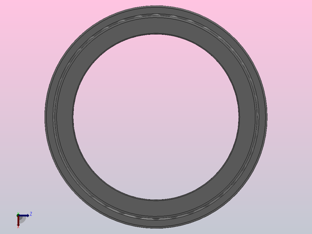 机床主轴用双向推力角接触球轴承_234936X左视图