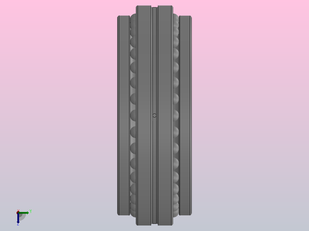 机床主轴用双向推力角接触球轴承_234936X俯视图