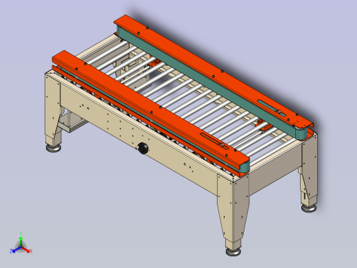 全自动封箱机正等轴测缩略图