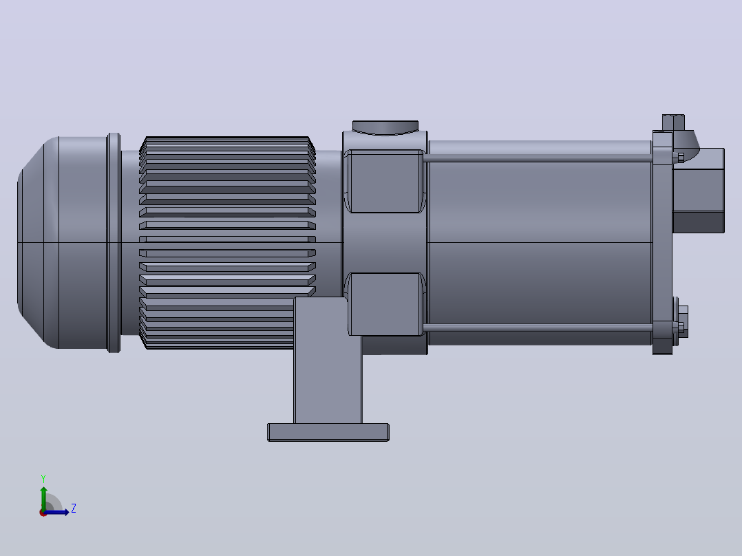 COMPACT卧式多级离心泵[COMPACT AM-8]左视图