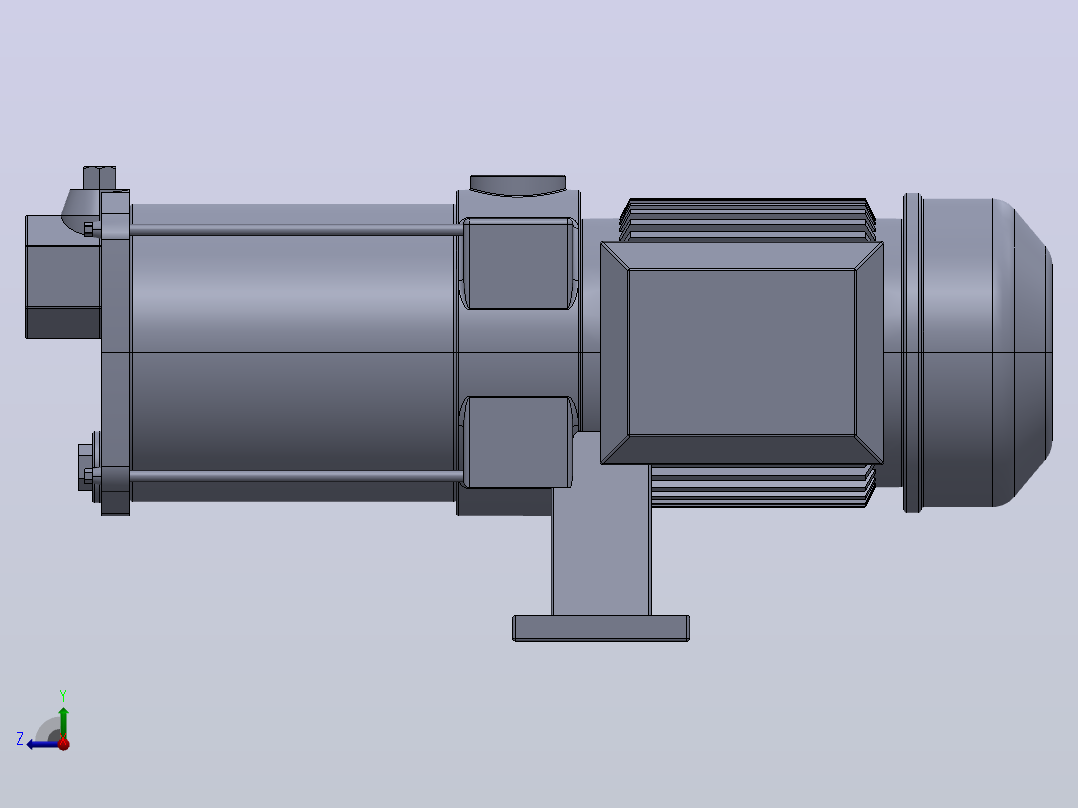 COMPACT卧式多级离心泵[COMPACT AM-8]右视图